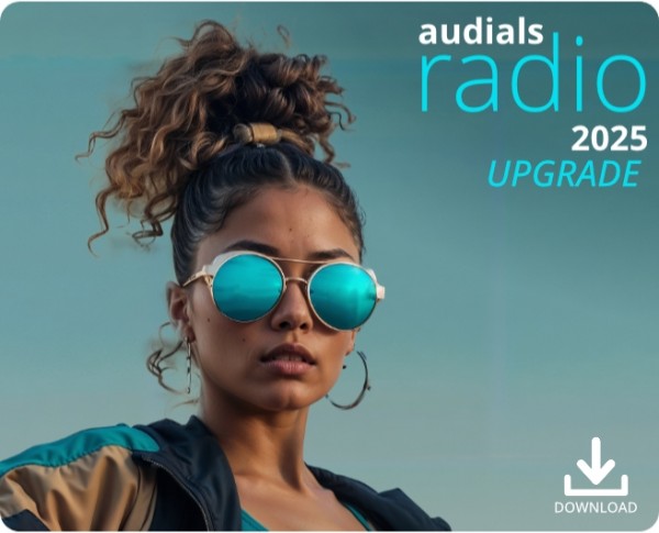 Audials Radio 2025,UPGRADE-Vorversion erforderlich! Dauerlizenz,Windows,Download