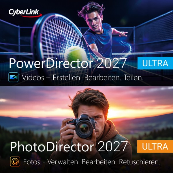 CyberlinkDUO PowerDirector2027 Ultra +PhotoDirector2027 Ultra Digitaler Download