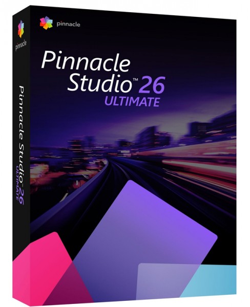 PINNACLE STUDIO 26 (2023) ULTIMATE, Windows 10/11 64-Bit, Deutsch, Code in a Box