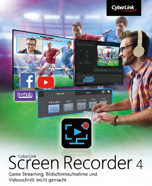 Cyberlink Screen Recorder 4, Dauerlizenz, Download
