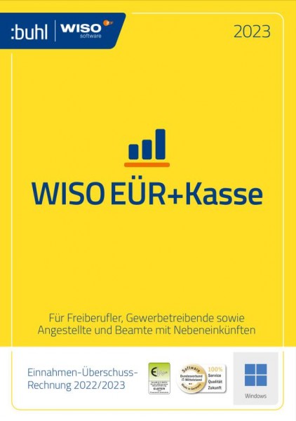 WISO EÜR &amp; Kasse 2023, Windows, Download Einnahmen-Überschuss-Rechnung 2022/2023