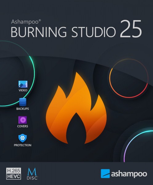 Ashampoo Burning Studio 25, Windows 11/10, 1 PC, Dauerlizenz, Download