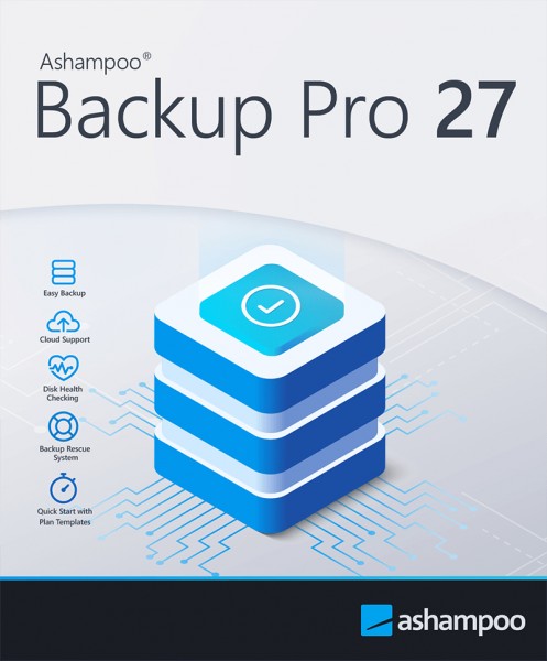 Ashampoo Backup Pro 27, Windows 11/10, Dauerlizenz, Digitaler Download