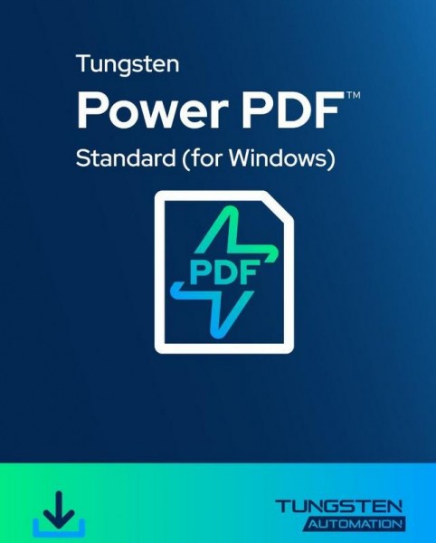 Tungsten (Kofax) Power *P*D*F* Standard 2025.3 für WINDOWS Download, Dauerlizenz