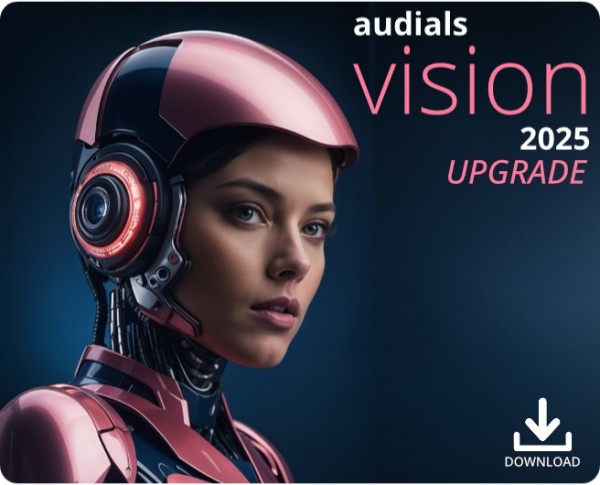 Audials Vision 2025, UPGRADE-Vorversion erforderlich! Dauerlizenz,Windows,Download