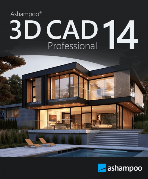 Ashampoo 3D CAD Professional 14, Win 11/10, 1 PC, Dauerlizenz Digitaler Download